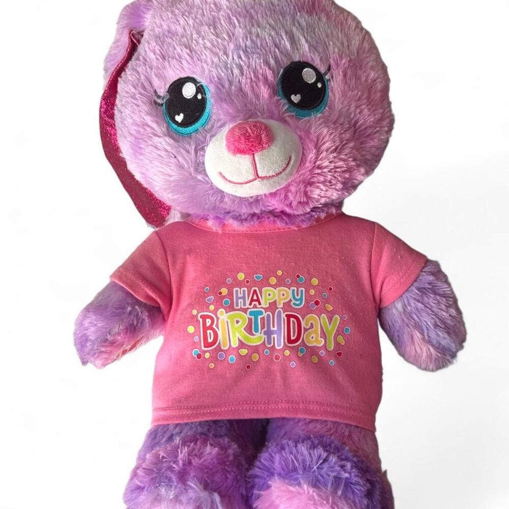 Build-a-bear Pink and Purple Stuffed-animals